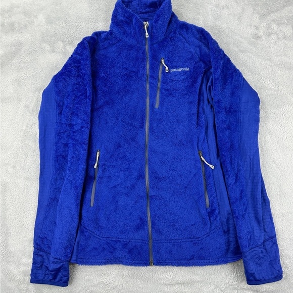 Patagonia R2 Polartec Blue Full Zipper Jacket Women’s Size M - Picture 1 of 16